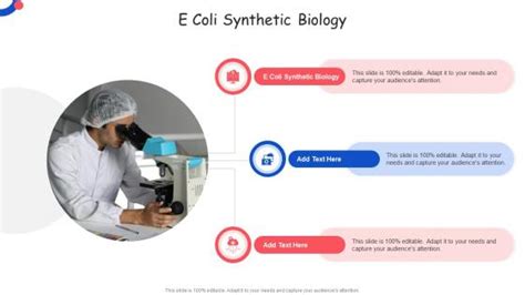 E Coli Synthetic Biology Powerpoint Presentation And Slides Ppt