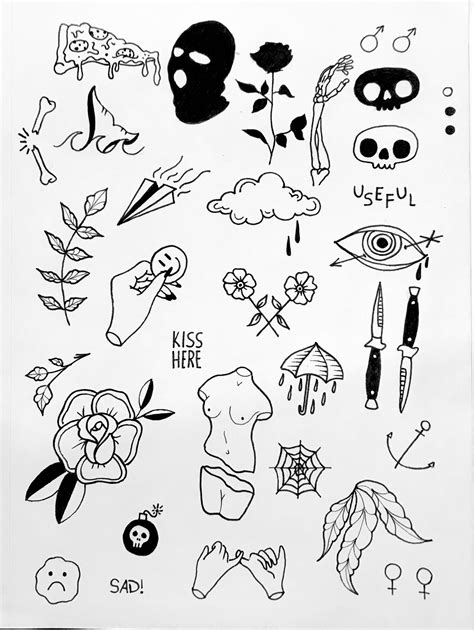 simple tattoo flash 11