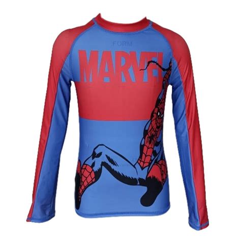 Traje de Baño Spiderman Talla 8 Sustentable de Manga Larga Diseño