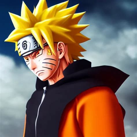 Naruto Uzumaki As Son Goku Dramatic Hyperdetailed Stable Diffusion