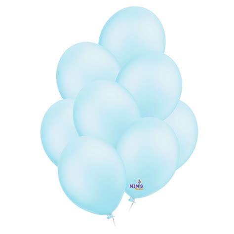 Balão Bexiga Candy Color Azul Claro Tom Pastel 50 Un N5 Shopee Brasil