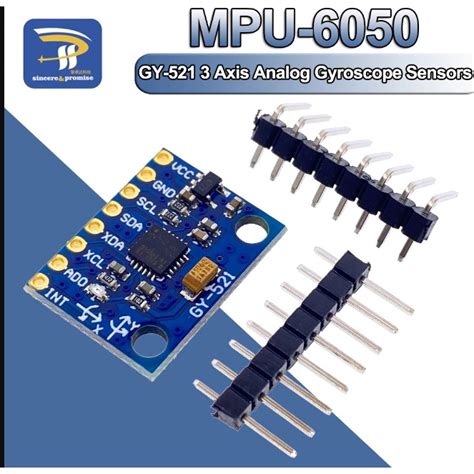 Jual Mpu Sensor Module Gyro Accelerometer Axis Analog Gyroscope Gy