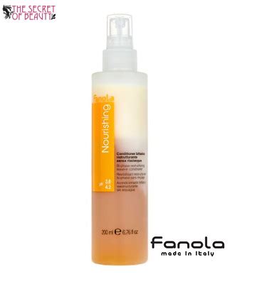 Fanola Nourishing Bi Phase Leave In Conditioner 200ml EBay