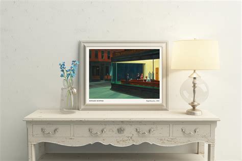 Edward Hopper Nighthawks Art Print Hopper Nighthawks Poster Etsy