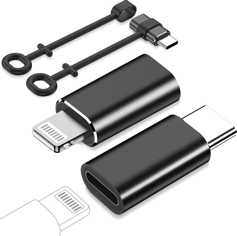 2 Pack For Lightning To Usb C Adapter And Usb C To Lightning Adapter Support 27w