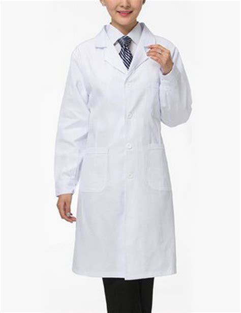 THEE Bata De Laboratorio Blanco Uniforme De Enfermera Sanitaria Con