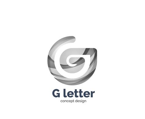 Ic Ne Du Logo De La Lettre G Vecteur Premium