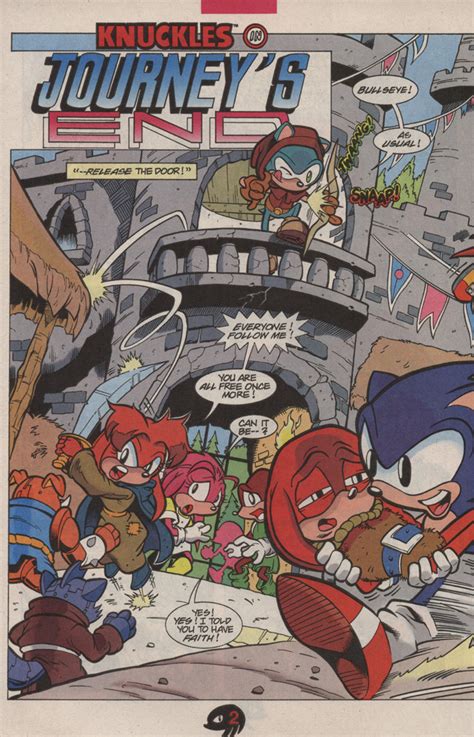 Read Online Knuckles The Echidna Comic Issue 12