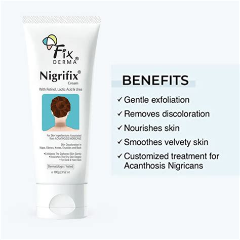 Buy Fixderma Nigrifix Cream For Acanthosis Nigricans Exfoliant For