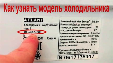 Как узнать модель холодильника? - YouTube
