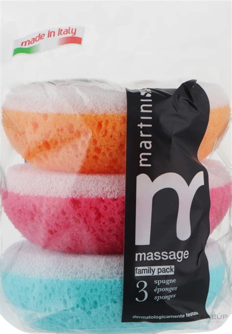 Массажная губка для тела, 3 шт - Martini Spa Body Massage: купить по ...