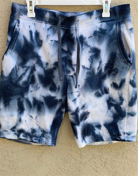 Men Tie Dye Shorts Etsy