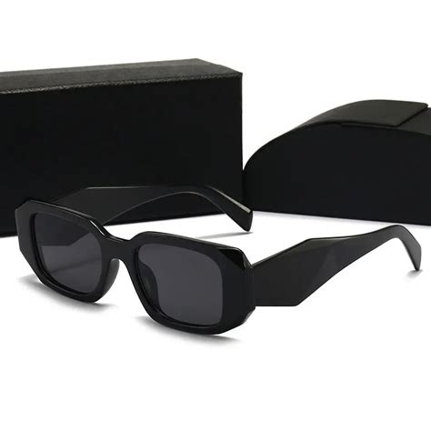 New European And American Retro P Home Black Sunglasses Female