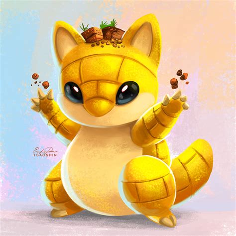 Sandshrew Pok Mon Image By Tsaoshin Zerochan Anime Image