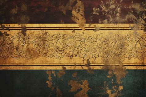 Vintage Scroll Texture Premium Ai Generated Image