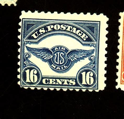 C5 Mint Fine OG NH Blue Offset On GUM Cat 120 United States Air