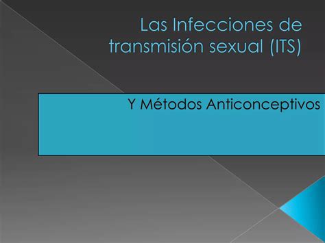 Proyecto De Secundaria Las Infecciones De Transmisión Sexual Its Ppt