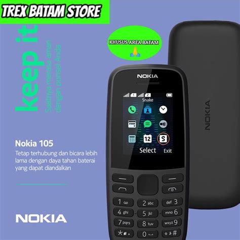 Jual Nokia Tam Dual Sim Garansi Resmi Tahun Batam Shopee