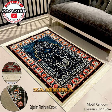 Jual Zamziba Sajadah Turki Super Platinum Karpet Bahan Tebal Dan Halus