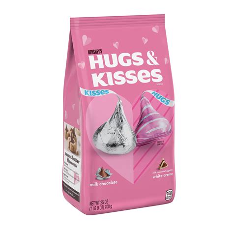 Hersheys Hugs And Kisses Milk Chocolate And White Creme Assortment