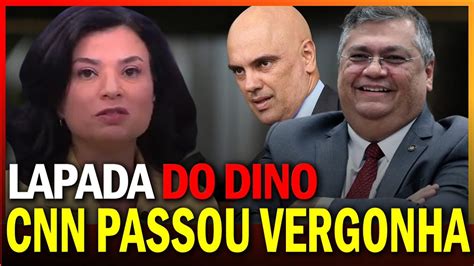 Fl Vio Dino N O Perdoa E Destro A Jornalista Da Cnn Resposta Youtube