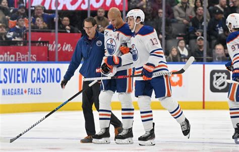 Oilers D Darnell Nurse (head) out 5-10 days after hit - Field Level ...