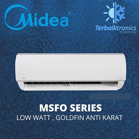 Jual AC Midea Low Watt 1 2 PK R32 MSFO05CRLN2 MSFO 05 CRLN2 Shopee