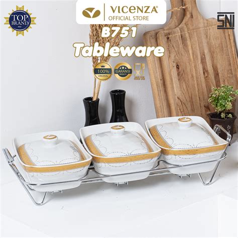 Jual Vicenza Casserole With Rack Wadah Saji Makanan Snack B