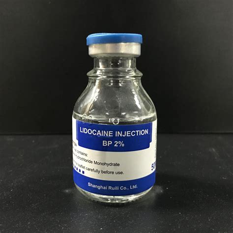 Lidocaine Hydrochloride Hcl Injection 2 50ml Lidocaine Hydrochloride And Lidocaine