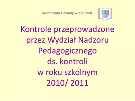 Ppt Kuratorium O Wiaty W Kielcach Powerpoint Presentation Free