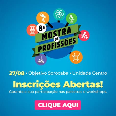 8ª Mostra de Profissões reúne mais de 40 palestras gratuitas e abertas