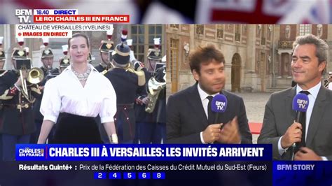 Versailles l actrice Carole Bouquet présente pour le dîner d État en l