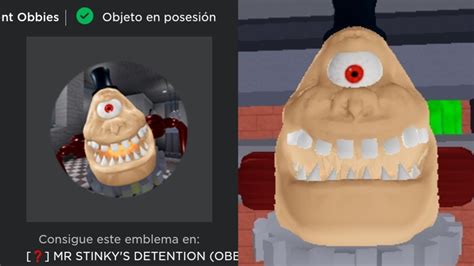 Como Conseguir El Emblema SECRETO En MR STINKY S DETENTION MR