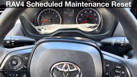 Toyota Rav How To Reset Scheduled Maintenance Reminder Oil Life