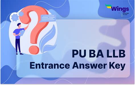 Pu Ba Llb Entrance Answer Key Leverage Edu