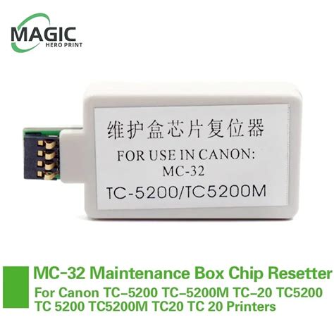 Mc Mc Mc Maintenance Box Chip Resetter For Canon Tc Tc