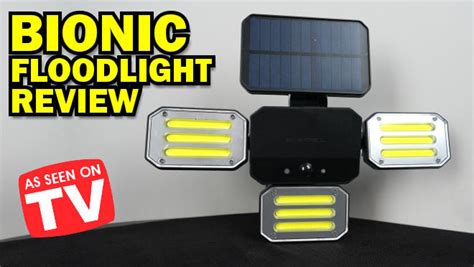 Bionic Floodlight Review As Seen On TV Solar Light Freakin Reviews