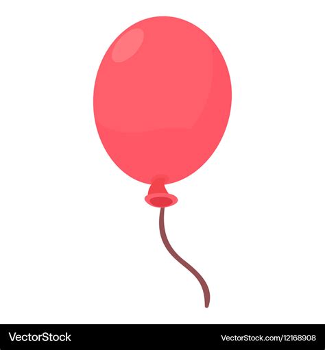 Balloon icon cartoon style Royalty Free Vector Image