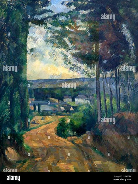 Road Leading To The Lake Paul Cezanne Circa 1880 Kroller Muller