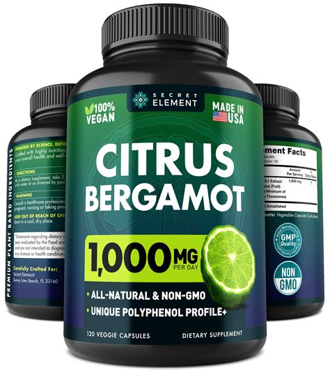 Best Citrus Bergamot Supplement For Lowering Cholesterol Levels