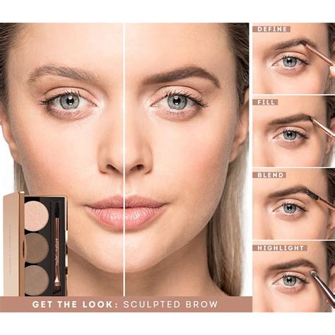 Buy Nude By Nature Natural Definition Brow Palette 01 Blonde Online At Chemist Warehouse