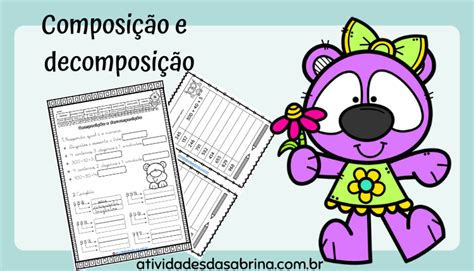 Composição E Decomposição Atividades De Matemática 4º Ano Ler E Aprender