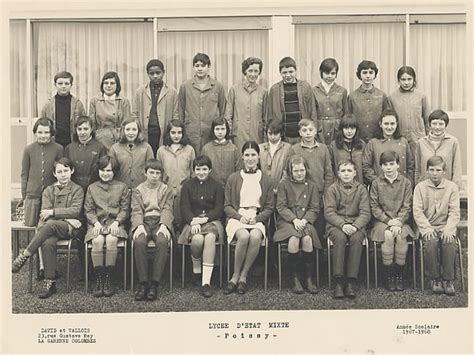 Photo De Classe Classe De 5ème 1967 1968 De 1967 Lycée Le Corbusier