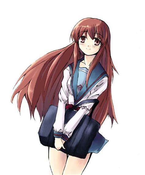 The Big Imageboard Tbib 1girl Asahina Mikuru Blue Sailor Collar