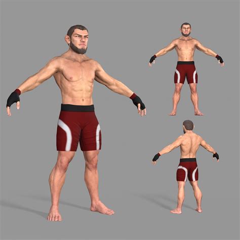 Ufc Boxer 3d Model 8 Fbx Max Free3d