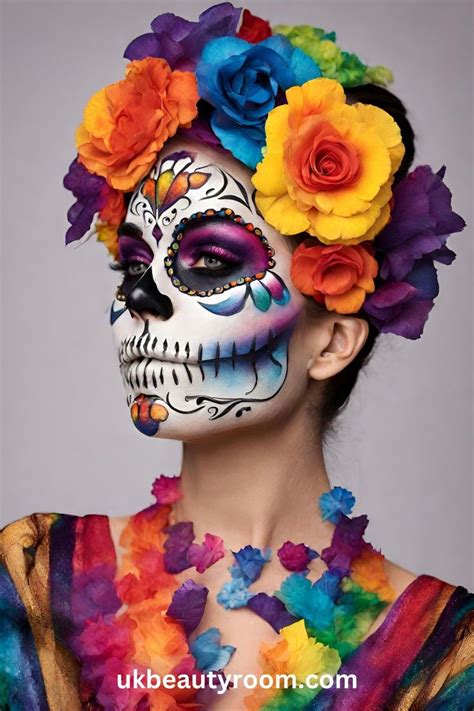 Sugar Skull Makeup Is A Colorful And Artistic Face Painting Style