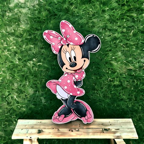 Minnie Mouse Party Prop Cutout Centerpiece Cake Topper Backdrop And