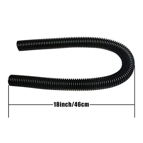 36 Black Stainless Steel Coolant Flexible Radiator Hose Kit