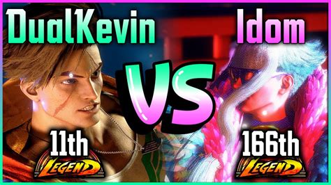 Sf Dual Kevin Luke Vs Idom Manon Street Fighter Youtube