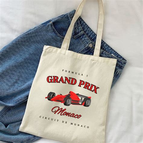 Monaco Grand Prix Tote Ferrari Tote Team Ferrari Monaco Bag